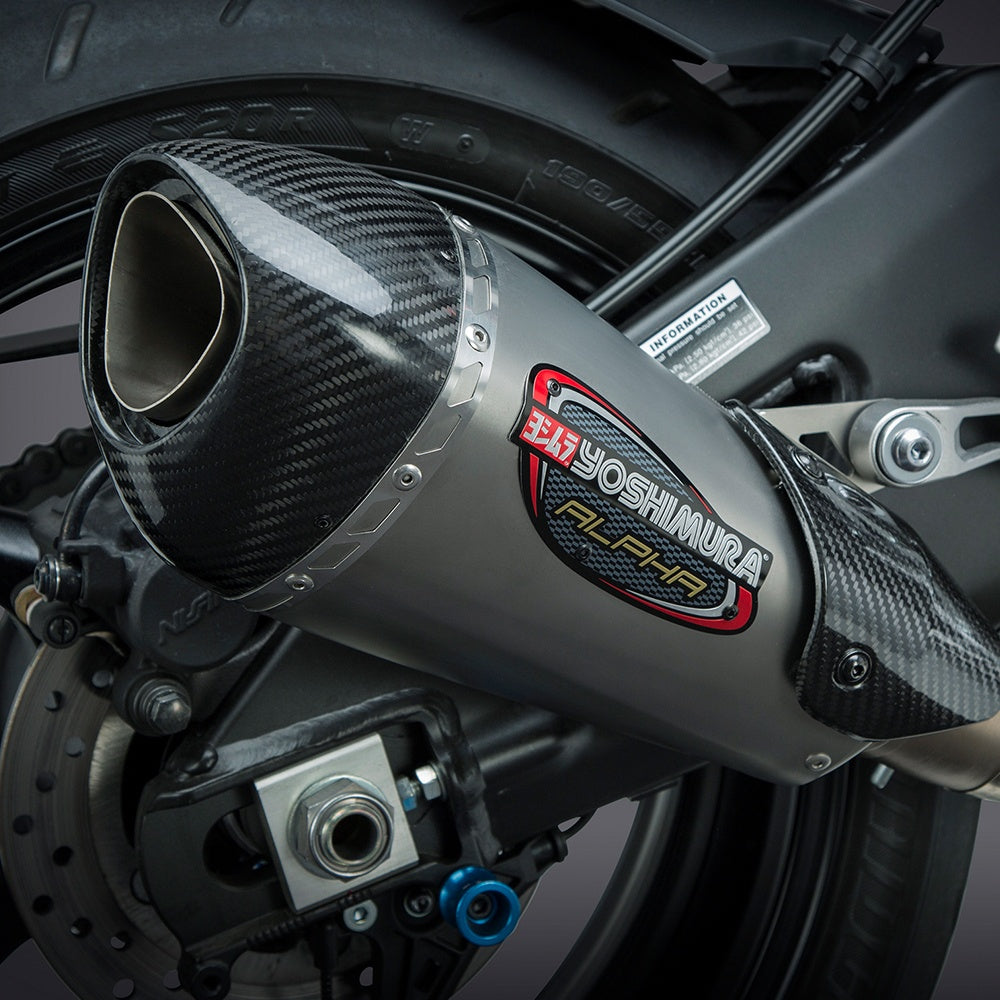 Yoshimura FZ-10 17/MT-10 18-21 ALPHA T Stainless Slip-On Exhaust, w/ Stainless Muffler