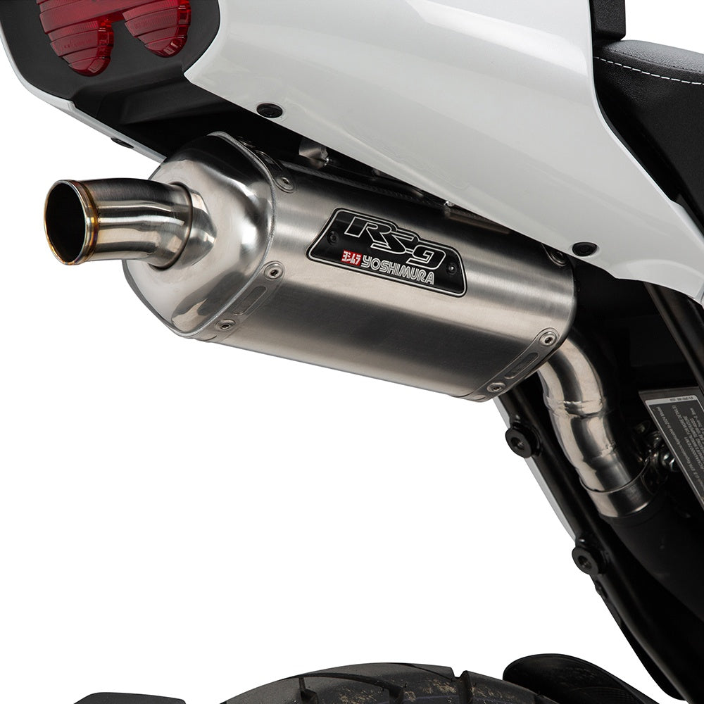 Yoshimura PAPIO SS/CL 2024 RS-9 Stainless Slip-On Exhaust, w/ Aluminium Muffler