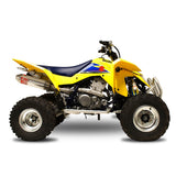 Yoshimura SUZUKI/KAWASAKI LTZ400 03-14 RS-2 Stainless Full Exhaust, w/ Aluminium Muffler