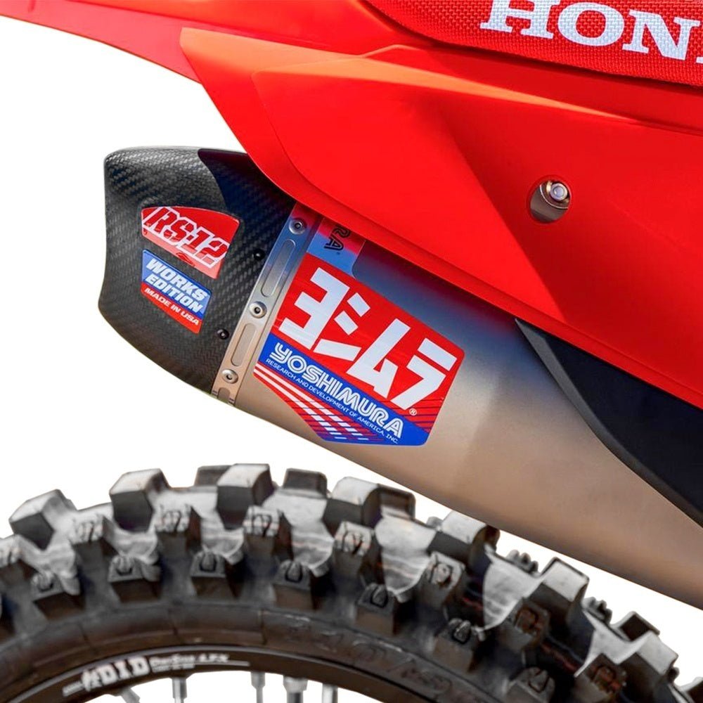 Yoshimura CRF250R 25-26 WE RS12 Muffler Ti/CF