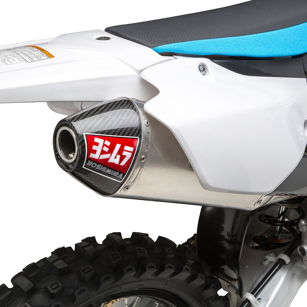 Yoshimura YZ250F 19-23 / YZ250FX 20-23 / WR250F 20-23 RS-4 Stainless Slip-On Exhaust, w/ Aluminium Muffler