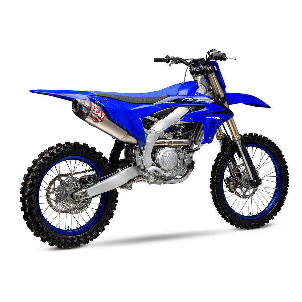 Yoshimura YZ450F 23-25 RS-12 Stainless Full Exhaust, w/ Aluminium Muffler