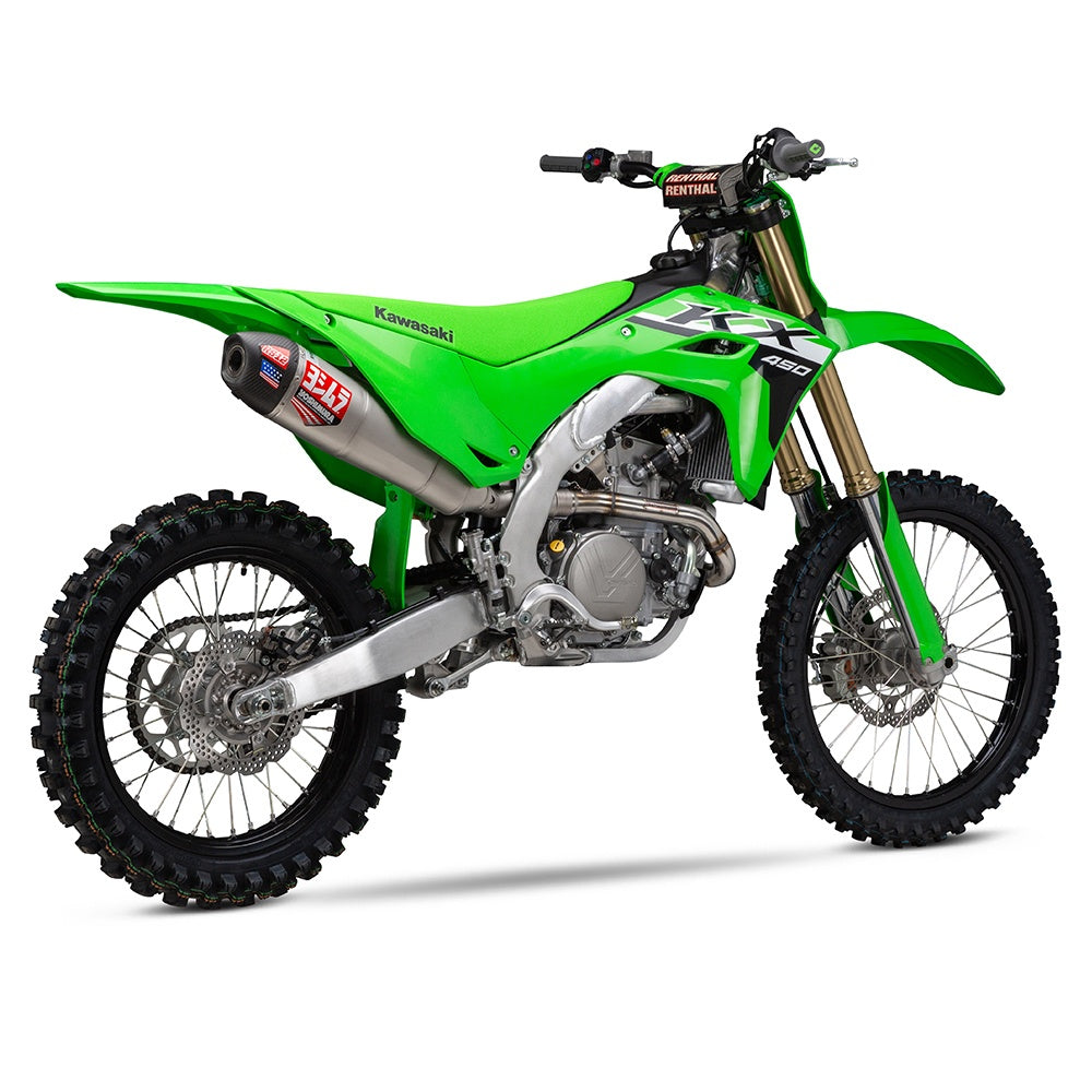 Yoshimura KX450/X 24-25 RS-12 Stainless Full Exhaust, w/ Stainless Muffler