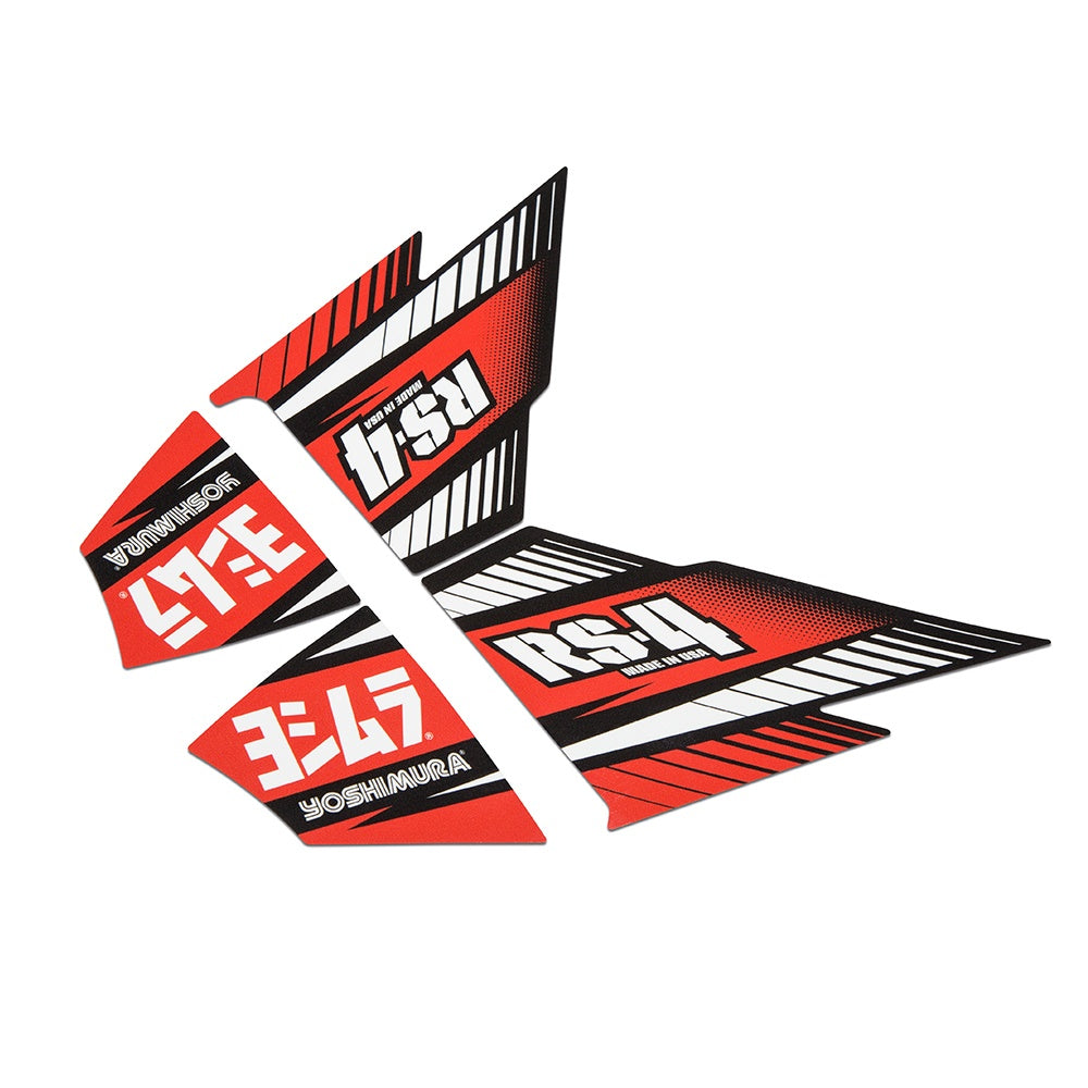 Yoshimura RS-4 Four Piece Replacement Decal Set