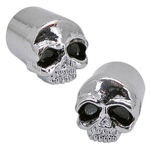 Zodiac Skull Valve Stem Caps CHR-BLK EYES