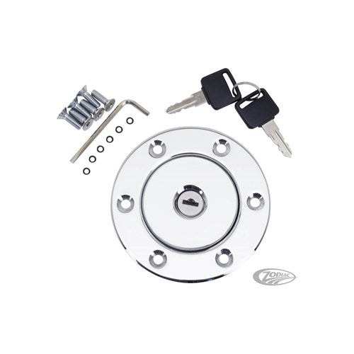 Zodiac Aero Gascap Vented Mini Chrome 95mm