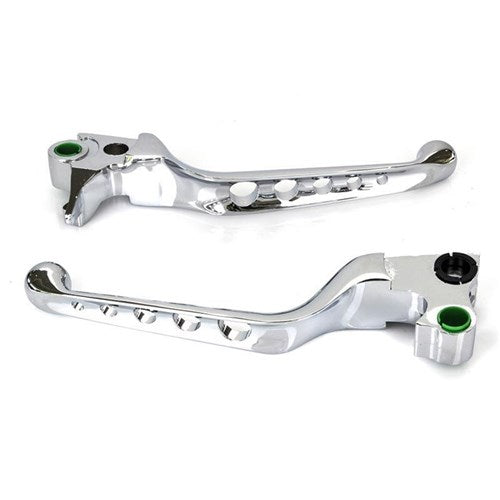 ZODIAC LEVER SET FIVE-HOLE CHR 07-08 BIG TWIN