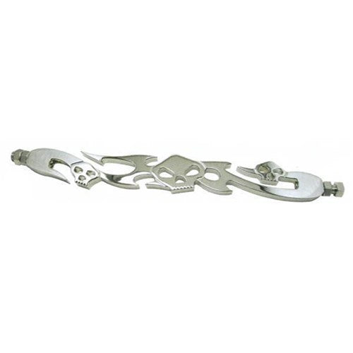 #Zodiac Shiftrod Skull (D) 9 IN Billet CHR