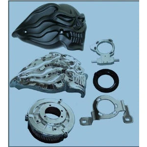 #Zodiac Skull Air Cleaner Kit 93-99 Big Twin EVO CV Carb