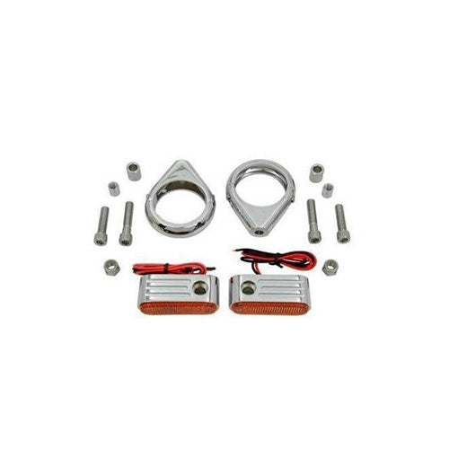 Zodiac Radial Indicator /Clamp Set 41mm Chrome