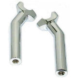 ZODIAC CUSTOM PULLBACK RISERS 6.5 INCH CHROME