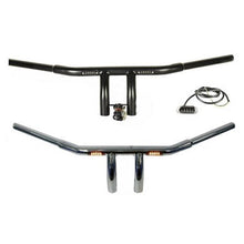 Zodiac T-Bar W/LED Smoke IND 1-1/4 IN 6 IN Chrome