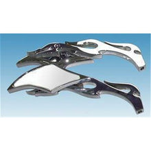 Zodiac Eagle BEAK Mirror with ALUM Flame Stem R/H