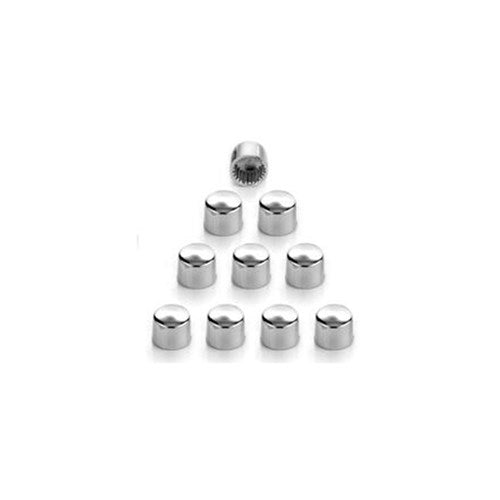 Zodiac Bolt/Nut Cover Chrome 3/4 (Wrench Size) Hex 10/PK