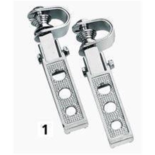 Zodiac Clamp-On Footpegs Holey Style