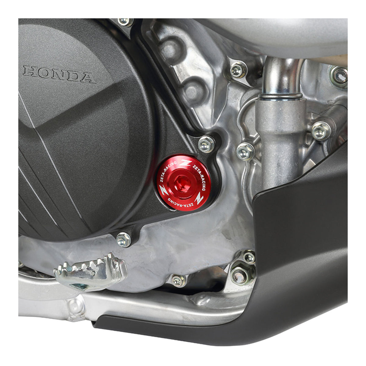 Zeta Engine Plugs - Honda CRF250R ‘04-’09 / CRF250X ‘04-’17 - Red