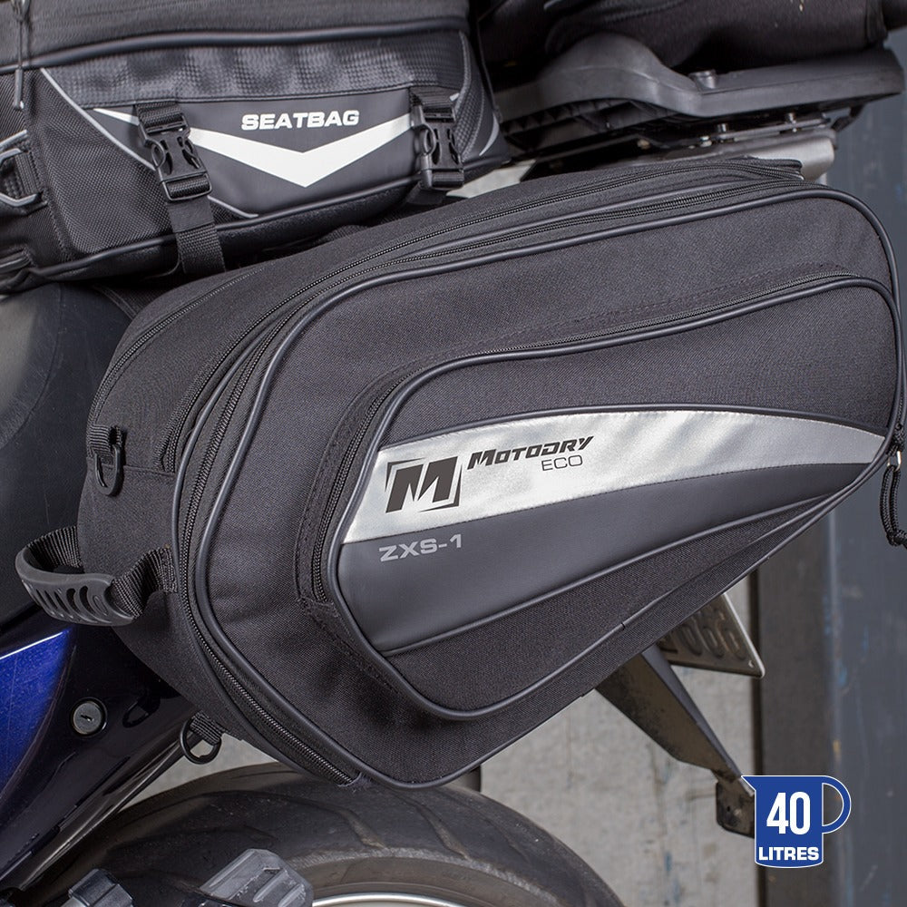 ZXS-1 SADDLEBAGS SLANT/EXPANDABLE - 40 LITRES
