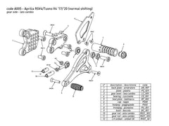 CAPONORD ETV1000 01-08 L-BRACKET (SR16 GH14-16) - A005