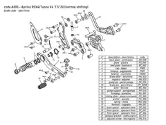 CAPONORD ETV1000 01-08 L-BRACKET (SR16 GH14-16) - A005