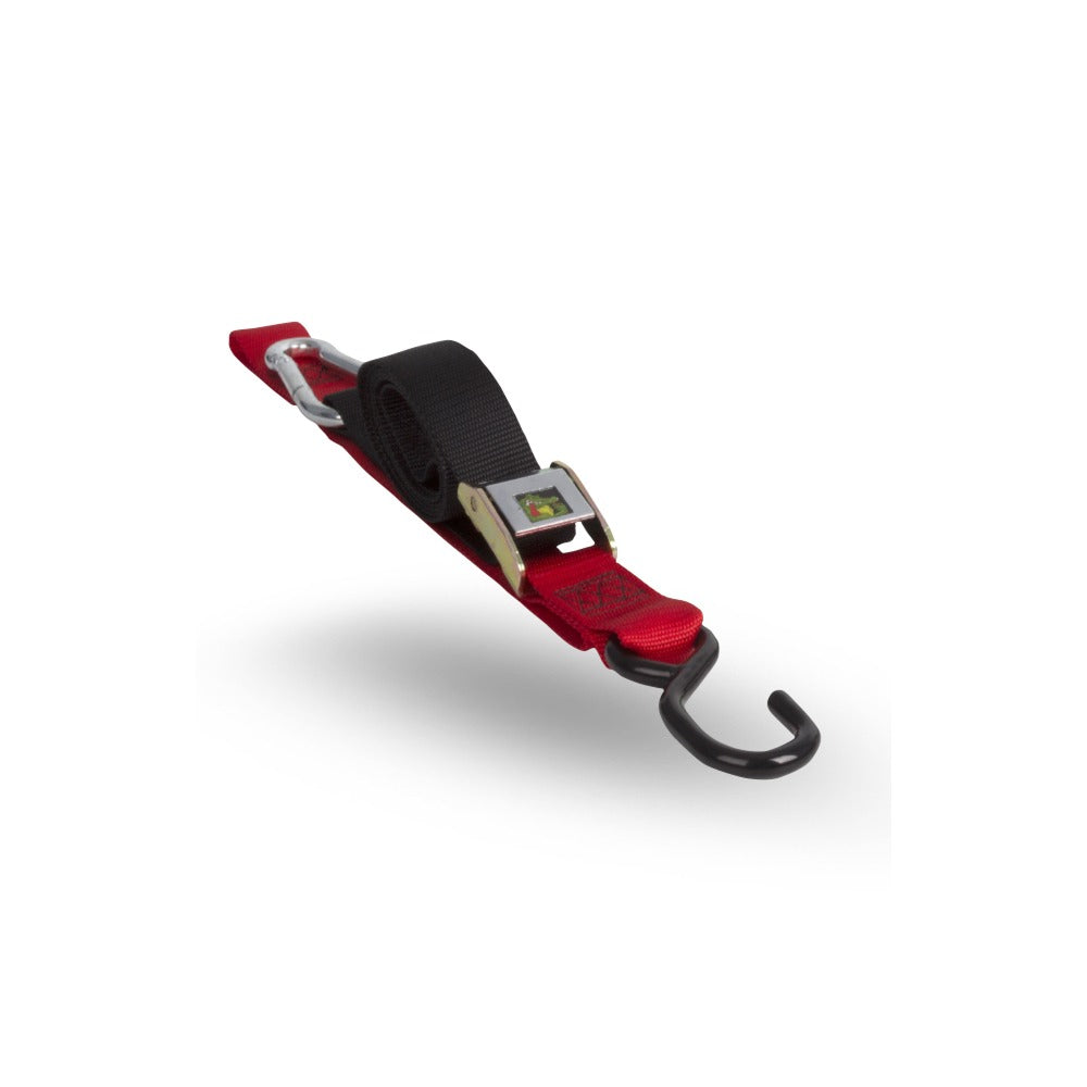 CROCBITE-TIEDOWNS- BLACK/RED