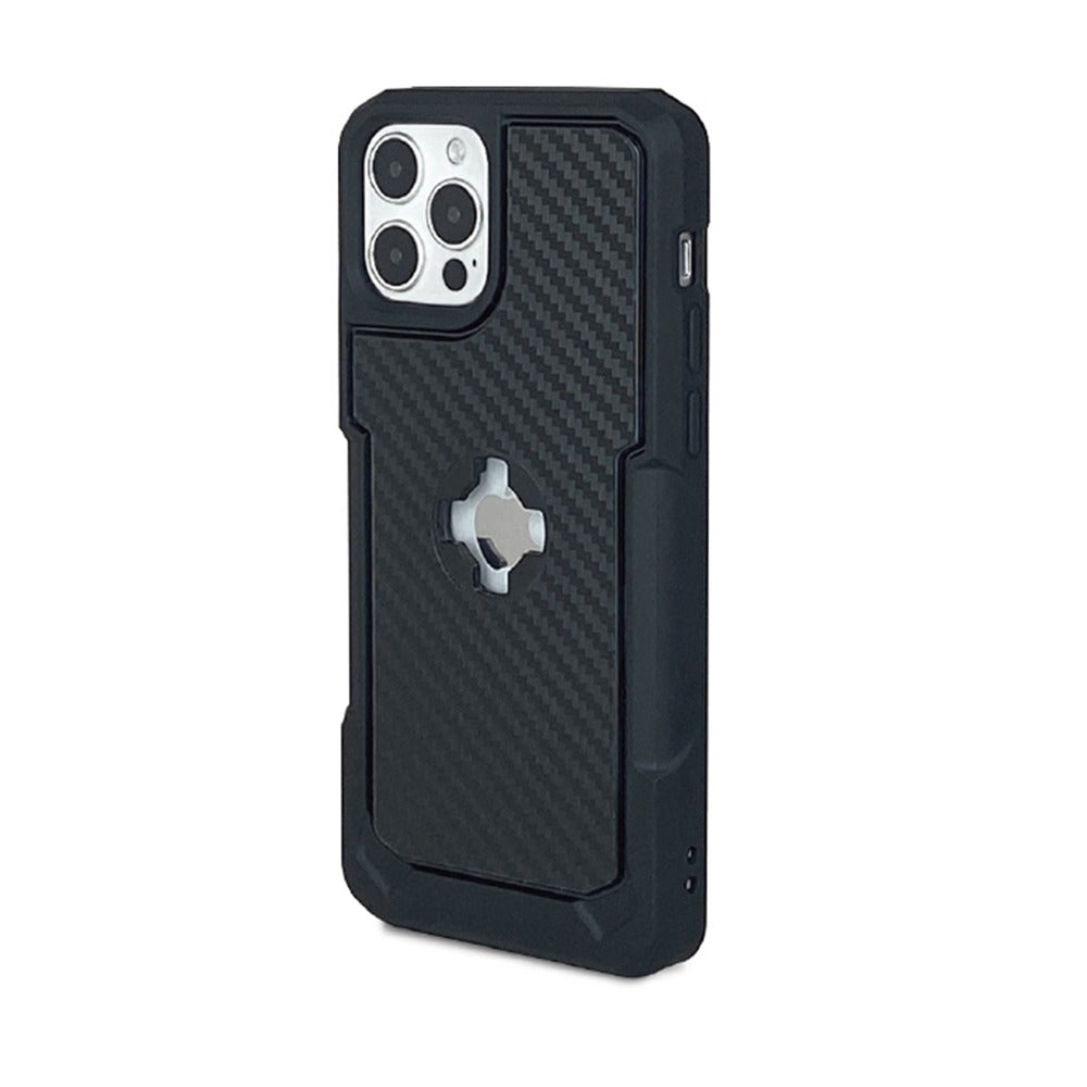 iPhone 13 Pro X-Guard Case Carbon Fibre + Infinity Mount