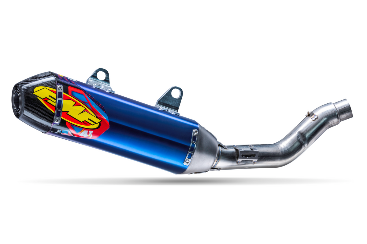 FMF Exhaust - 45658 - Slip On Muffler - Anodised Titanium - Factory 4.1 RCT