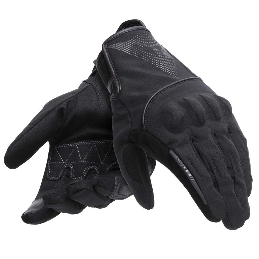 UDINE WP D-DRY GLOVES BLACK/REFLEX