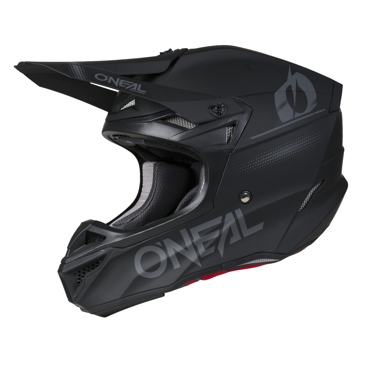 Oneal 27 5SRS Helmet Blackout - Blk/gry
