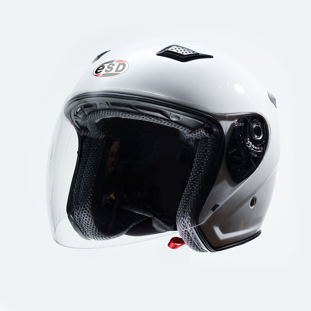 ESD E10 HELMET GLOSS WHITE XL