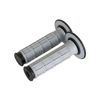 RENTHAL GRIPS DUAL COMPOUND HALF WAFFLE BLK/GRY Q70 (G151)