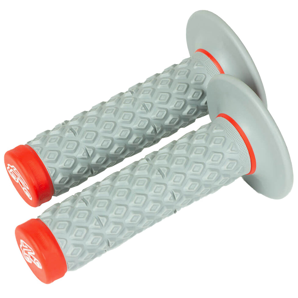 RENTHAL GRIPS DUAL COMP COMFORT - RED/GRY (G209)