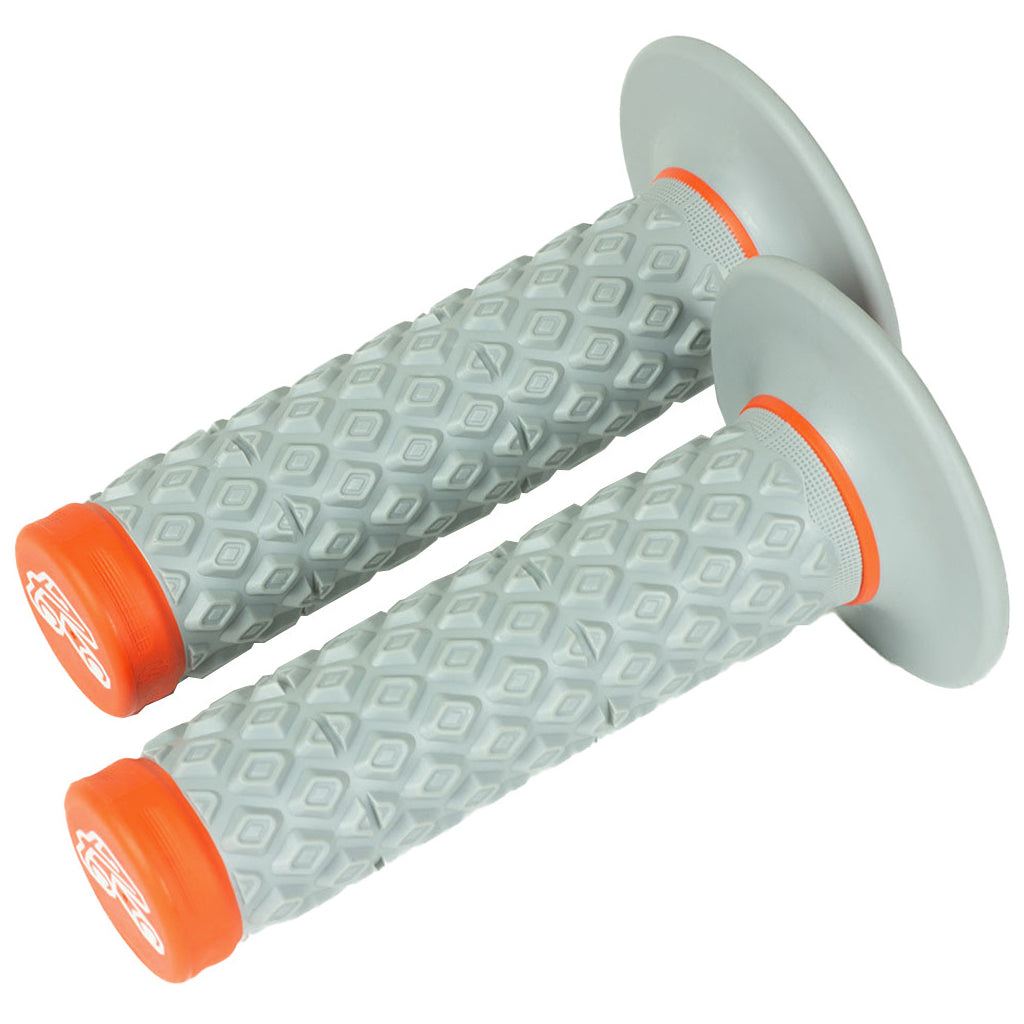 RENTHAL GRIPS DUAL COMP COMFORT - ORG/GRY (G208)