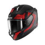 SHARK SKWAL i3 RHAD MAT BLK CHR RED M