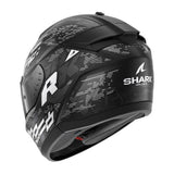 Shark Ridill 2 Molokai Mat Helmet - Black/White/Silver