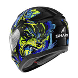 Shark Ridill 2 Raging Beast Helmet - Black/Blue/Green