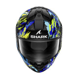 Shark Ridill 2 Raging Beast Helmet - Black/Blue/Green