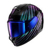 Shark Ridill 2 Assya Helmet - Black/Violet/Black