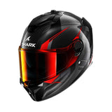 SHARK SPARTAN GT PRO KULTRAM CARBON BLACK RED XS