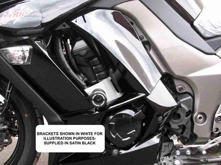 REPLACEMENT RH BLACK KNOBB & BOLT - NINJA 1000 (Z 1000 SX) 11-16 - OK644R