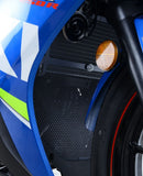 Radiator & Downpipe Guard DARK BLUE (one piece)-GSX250R '17-