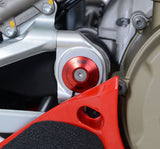 Frame Plug (LH or RH,swingarm pivot,red),Ducati Panigale V4
