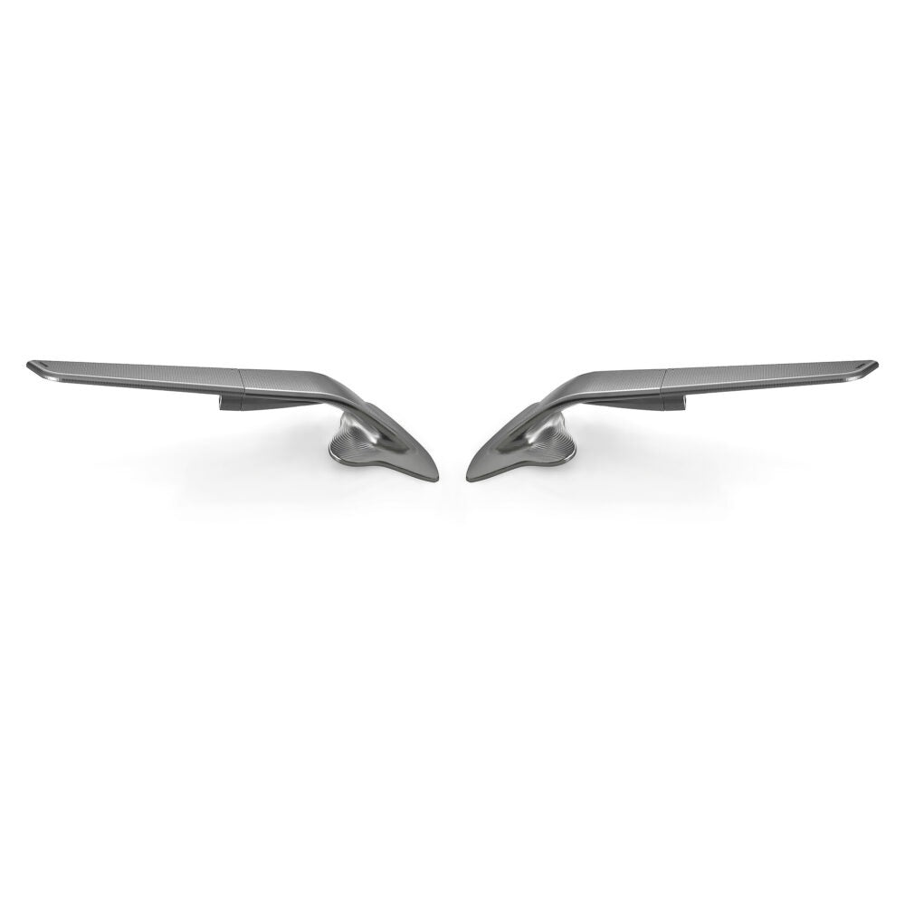 Rizoma Stealth Mirror Grey Pair R-BSS020D