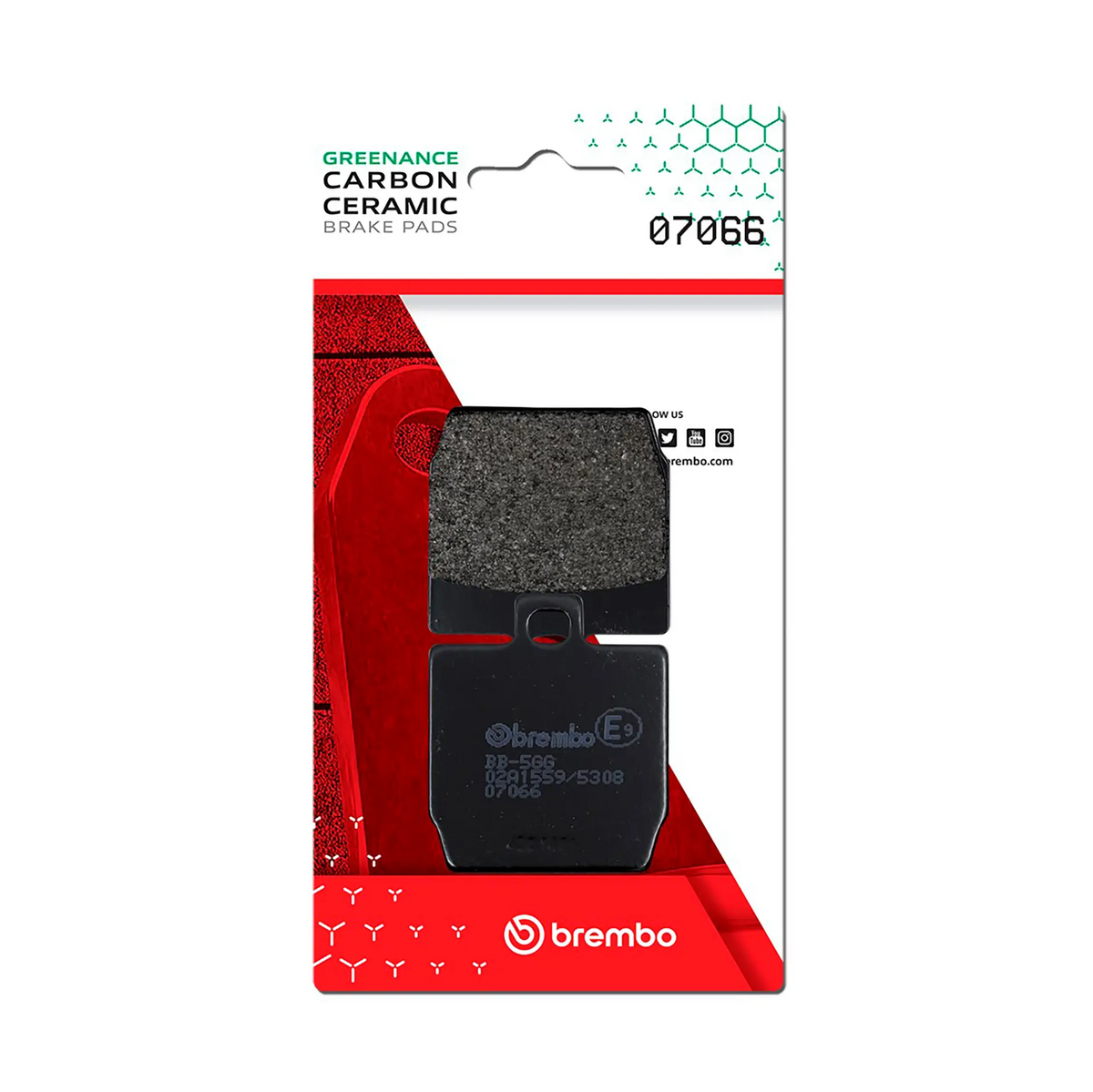 Brembo Brake Pad - Carbon Ceramic Scooter B-07066