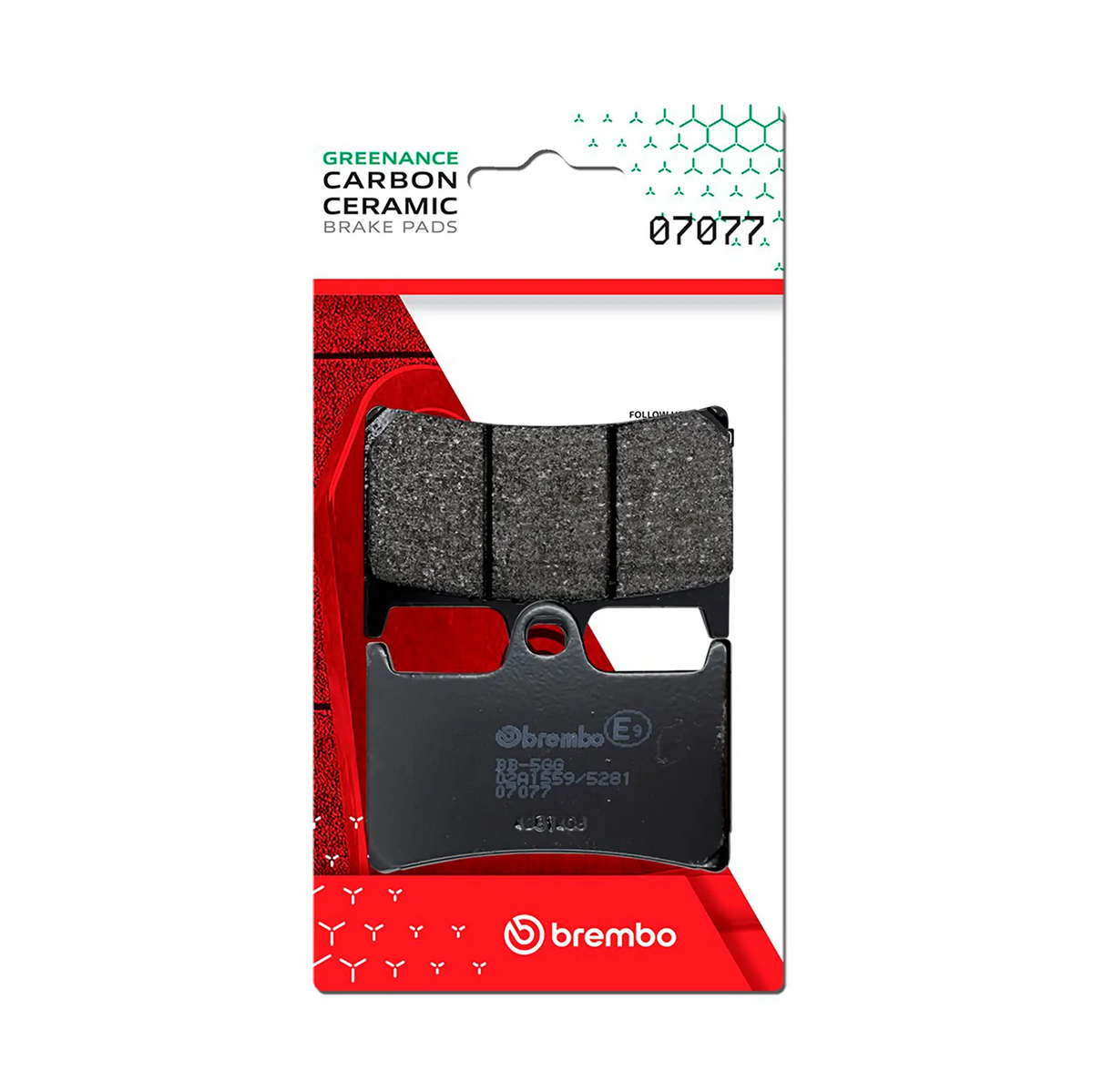 Brembo Brake Pad - Carbon Ceramic Scooter B-07077