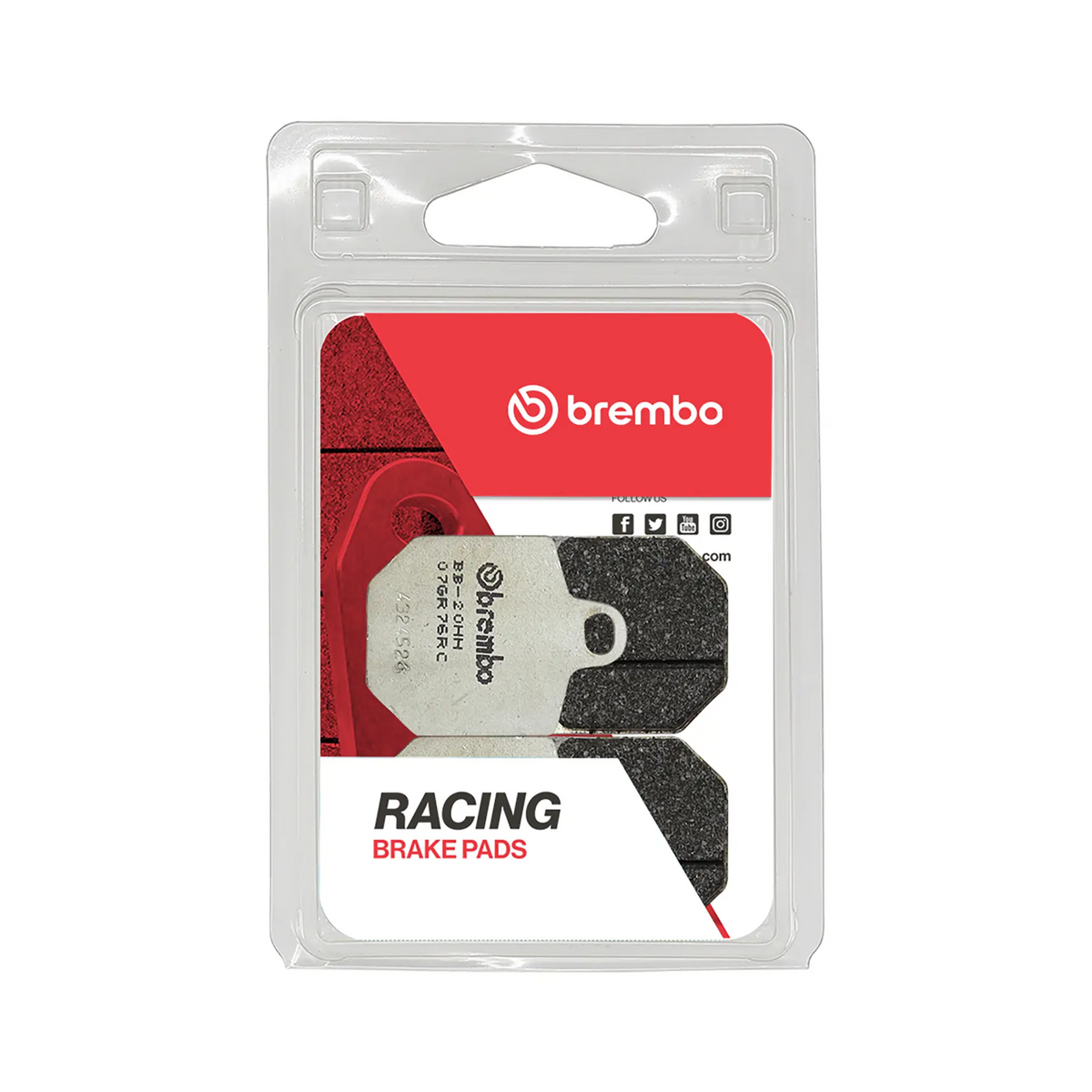 Brembo Brake Pad - Carbon Ceramic Racing B-07GR76RC