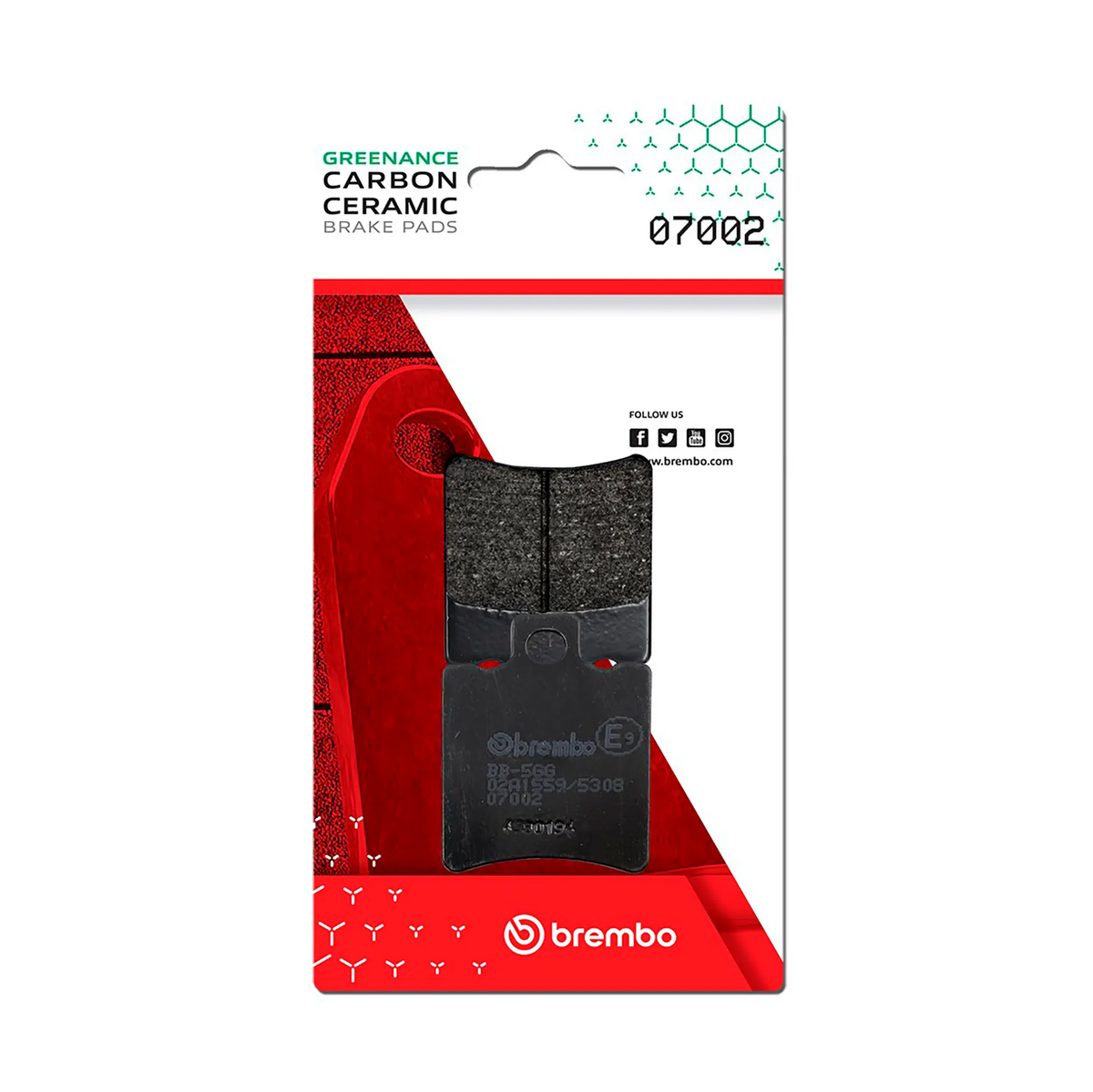 Brembo Brake Pad - Carbon Ceramic Scooter B-07002