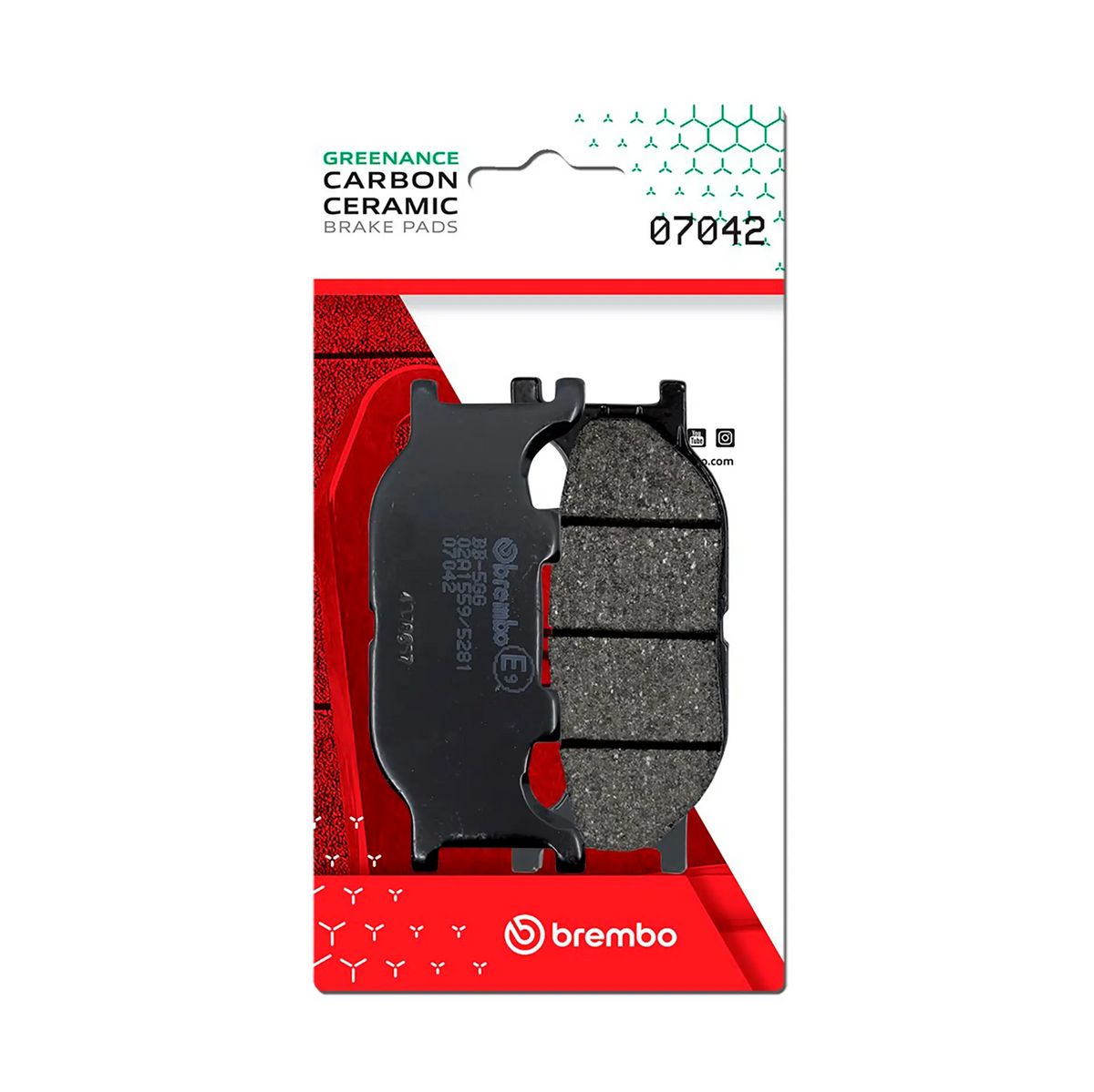 Brembo Brake Pad - Carbon Ceramic Scooter B-07042