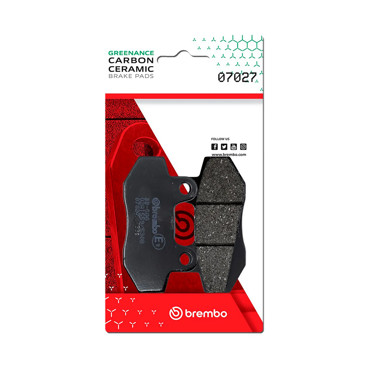 Brembo Brake Pad - Carbon Ceramic Scooter B-07027