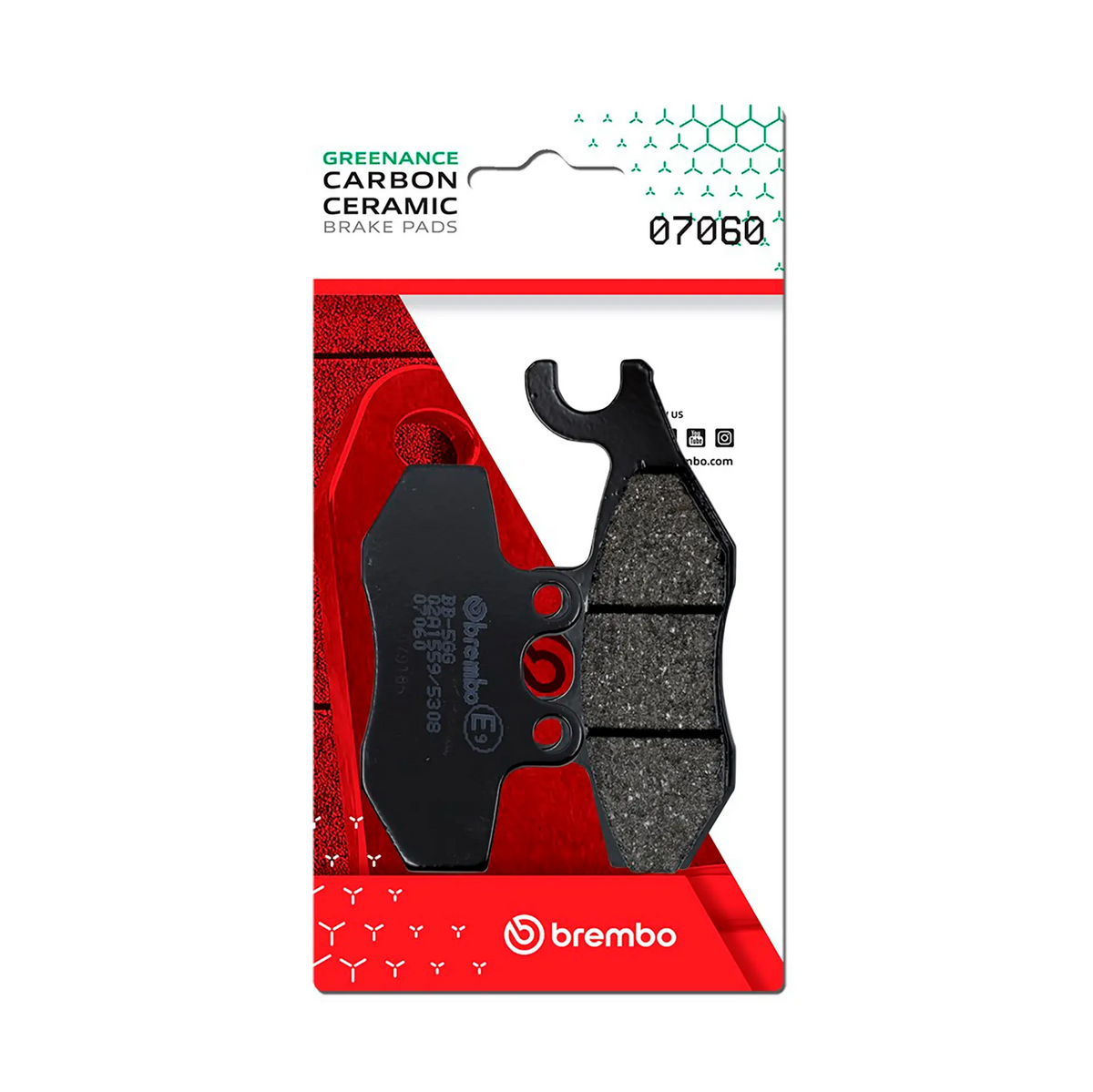 Brembo Brake Pad - Carbon Ceramic Scooter B-07060