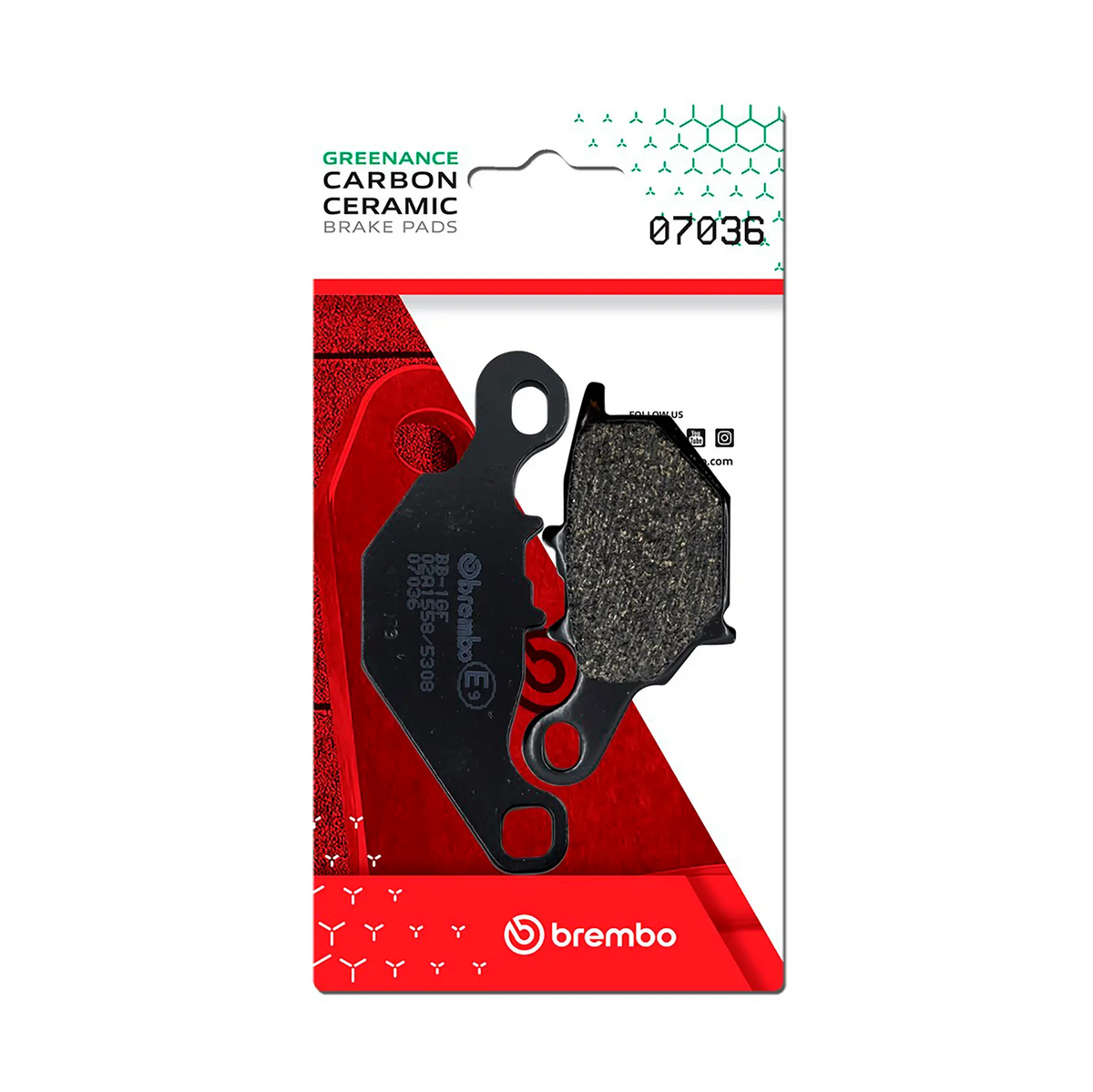 Brembo Brake Pad - Carbon Ceramic Scooter B-07036